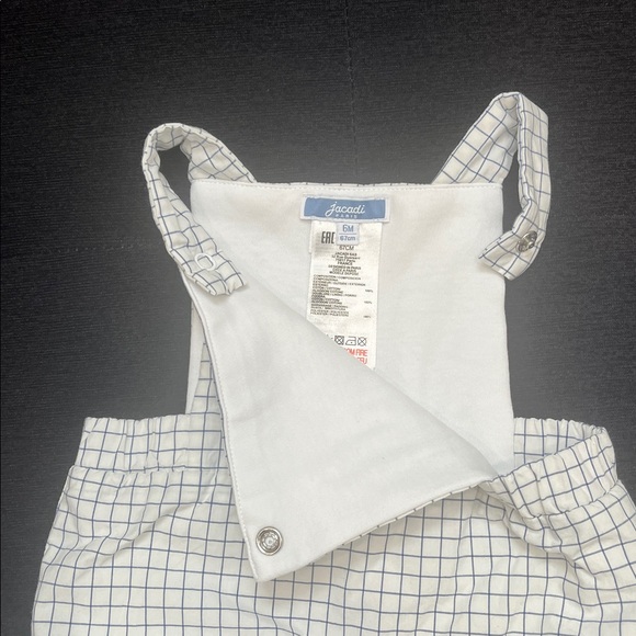 White & Blue Overalls - Picture 3 of 4